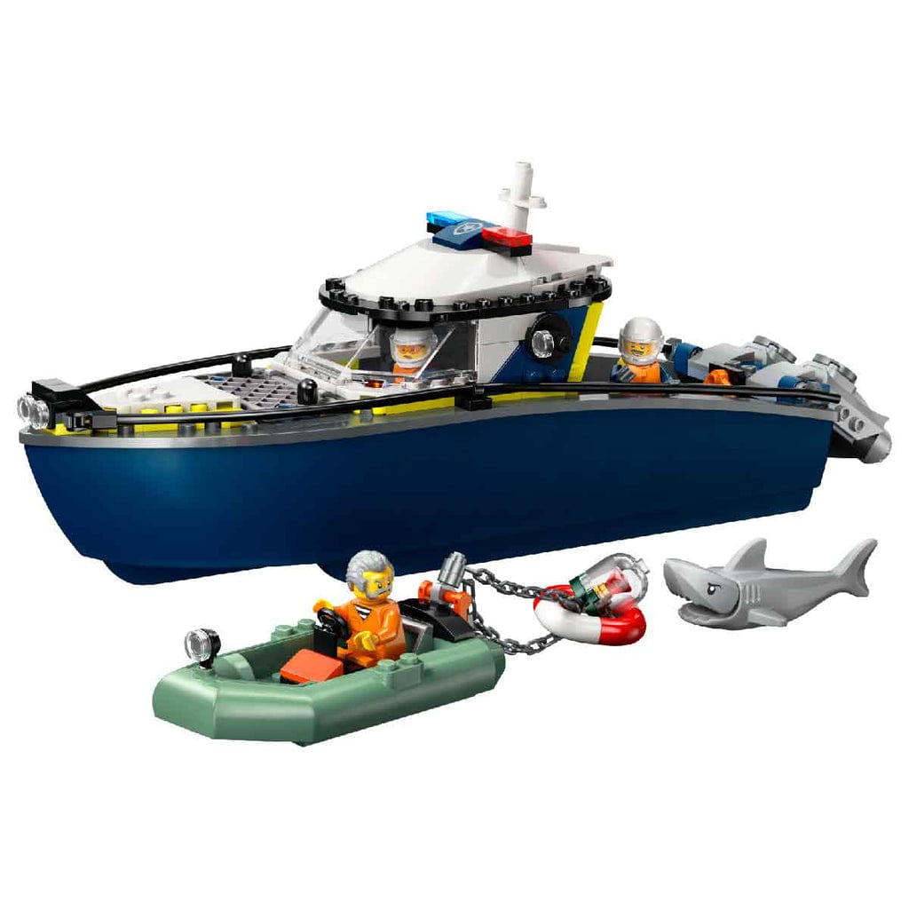 Đồ Chơi Lắp Ráp Tàu Cảnh Sát: Truy Bắt Tội Phạm LEGO CITY 60456 