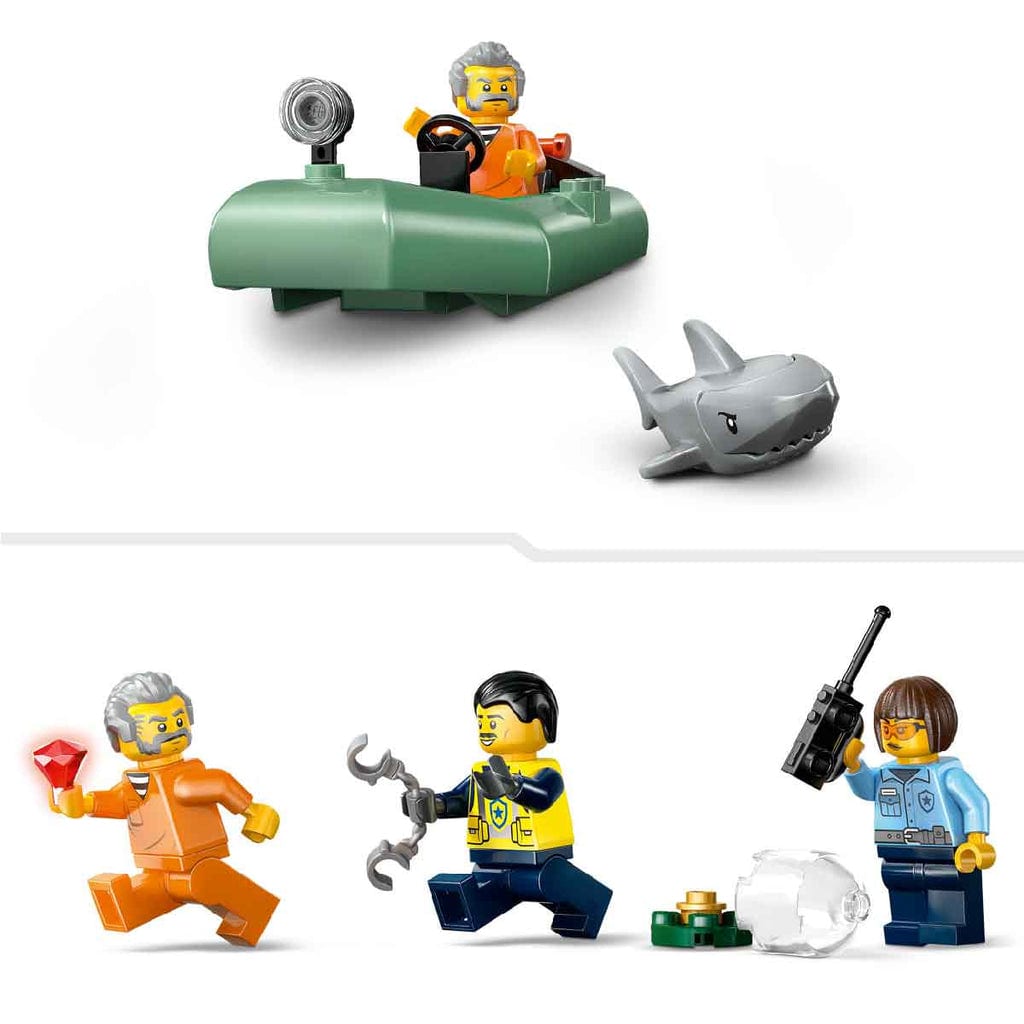  Đồ Chơi Lắp Ráp Tàu Cảnh Sát: Truy Bắt Tội Phạm LEGO CITY 60456 