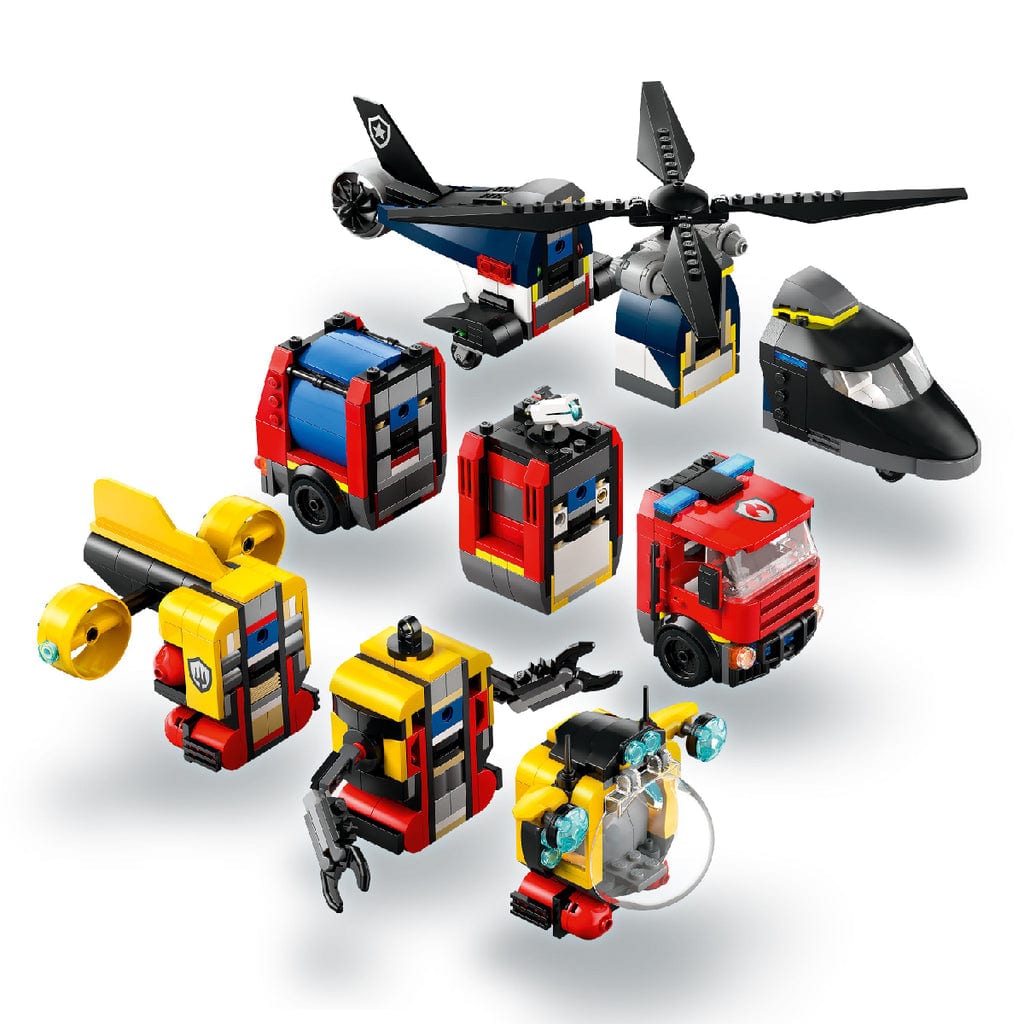 Đồ Chơi Lắp Ráp Máy Bay Trực Thăng, Xe Cứu Hỏa LEGO CITY 60462 (874 chi tiết) 