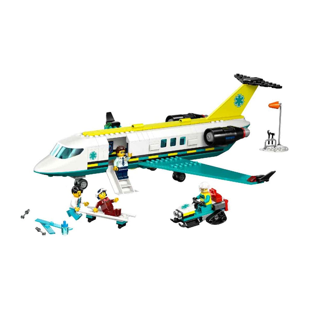  Đồ Chơi Lắp Ráp Máy Bay Cứu Hộ Khẩn Cấp LEGO CITY 60465 (403 chi tiết) 