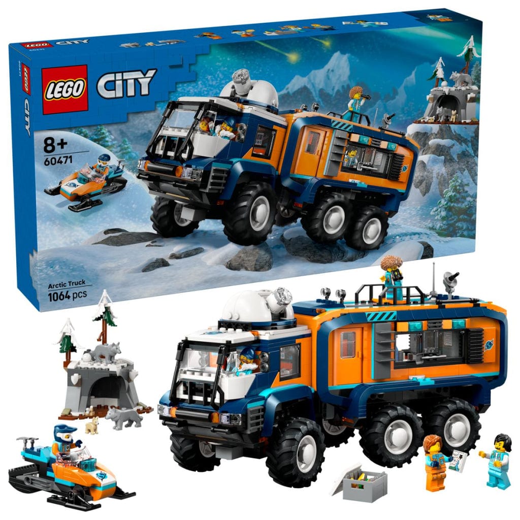 樂高與益智玩具:  極地探索實驗車 LEGO CITY 60471 (1064個零件) 