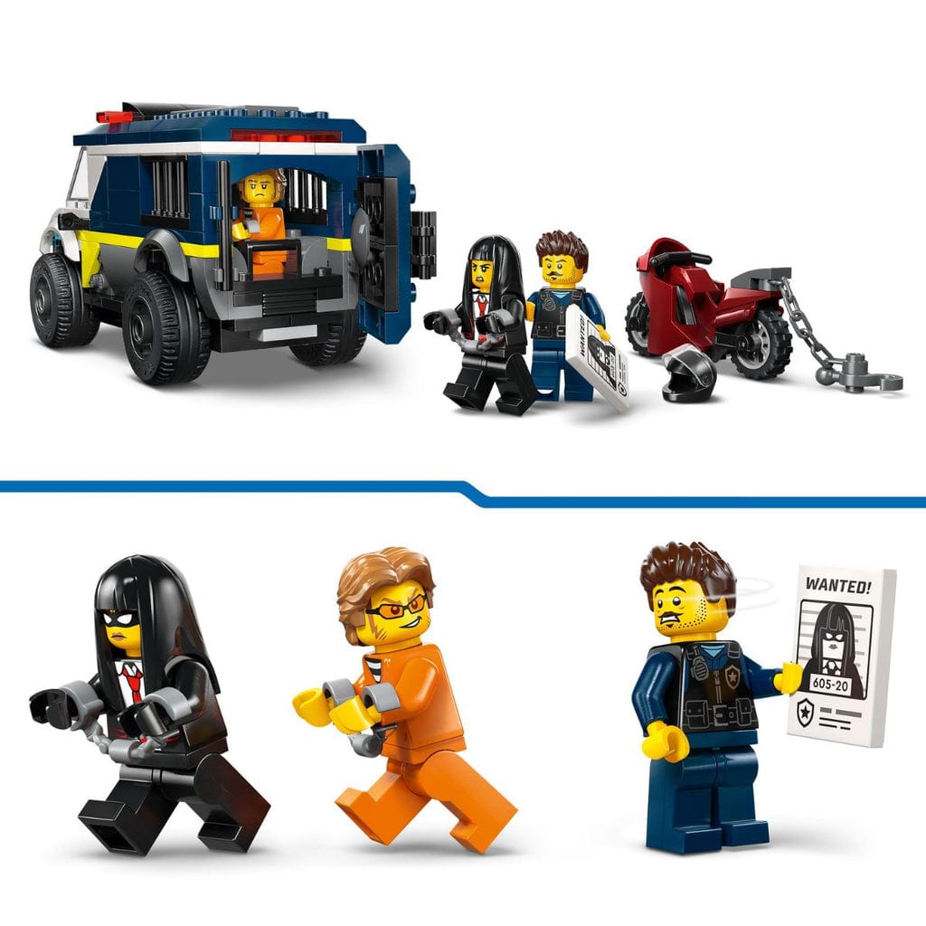  Đồ Chơi Lắp Ráp Xe Cảnh Sát Chuyên Dụng Chở Tù Nhân LEGO CITY 60479 