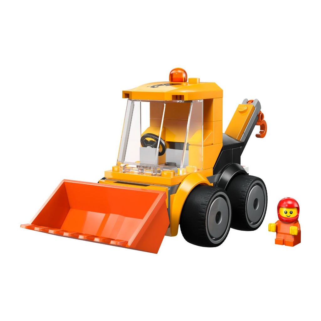樂高與益智玩具:  挖掘機拼裝玩具 LEGO CITY 60483 (61個零件) 