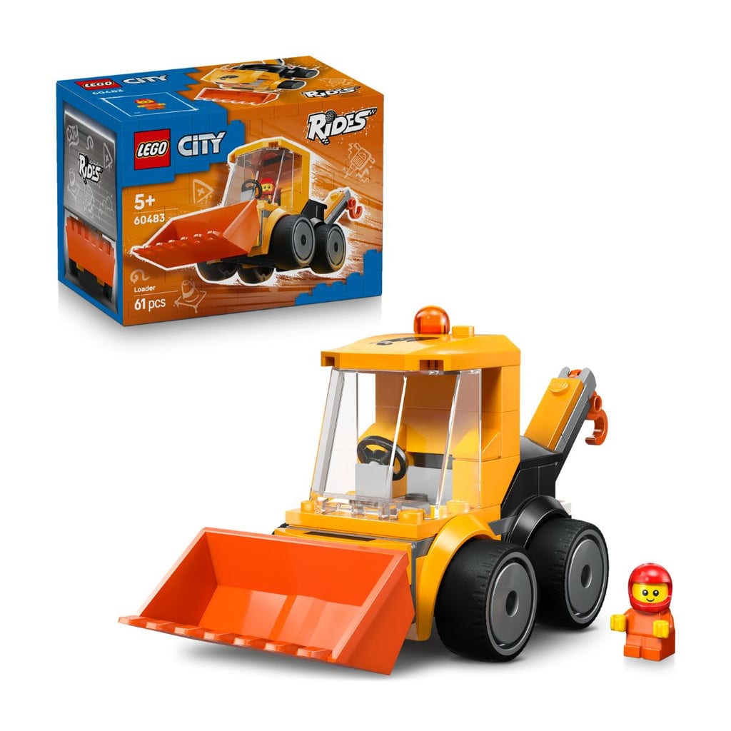 樂高與益智玩具:  挖掘機拼裝玩具 LEGO CITY 60483 (61個零件) 