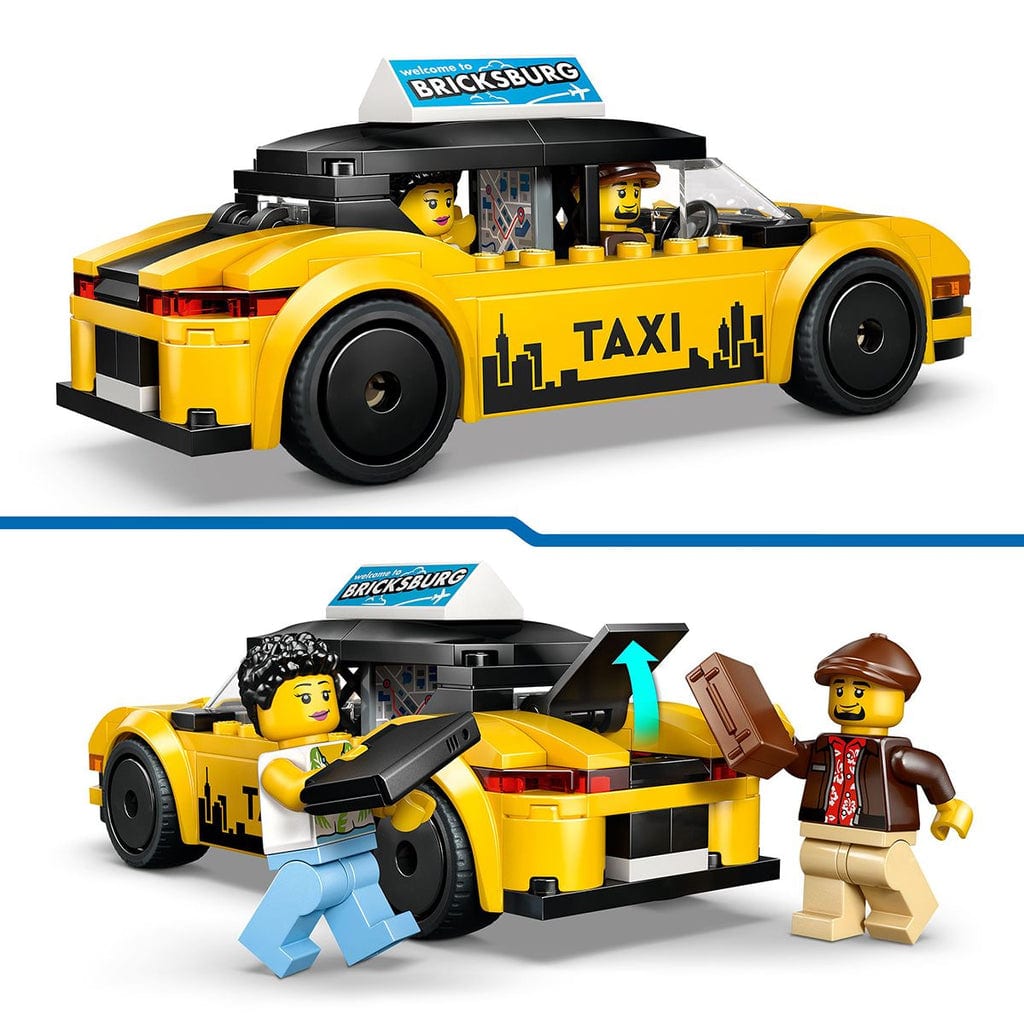  Đồ Chơi Lắp Ráp Xe Taxi Màu Vàng LEGO CITY 60487 (122 chi tiết) 