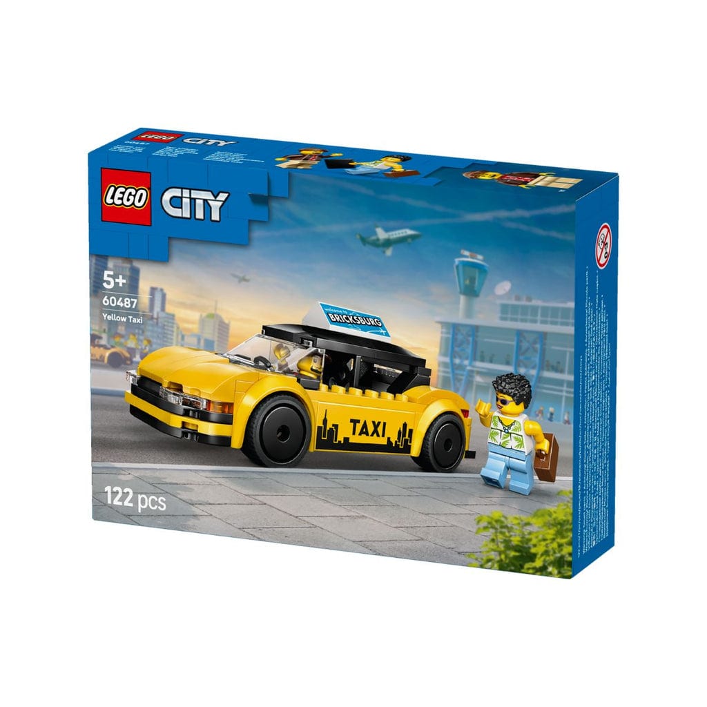 樂高與益智玩具:  黃色計程車 LEGO CITY 60487 (122 件) 