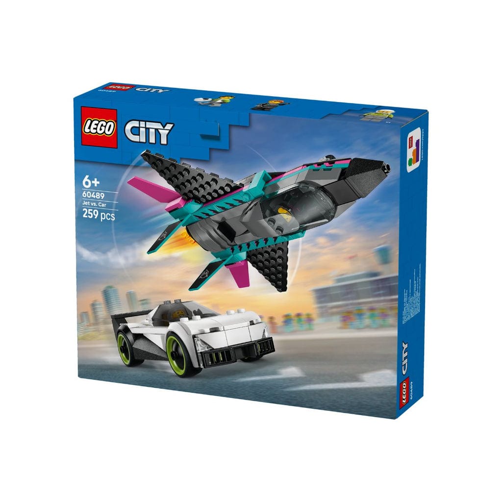  Đồ Chơi Lắp Ráp Máy Bay Phản Lực Và Xe Hơi LEGO CITY 60489 (259 chi tiết) 