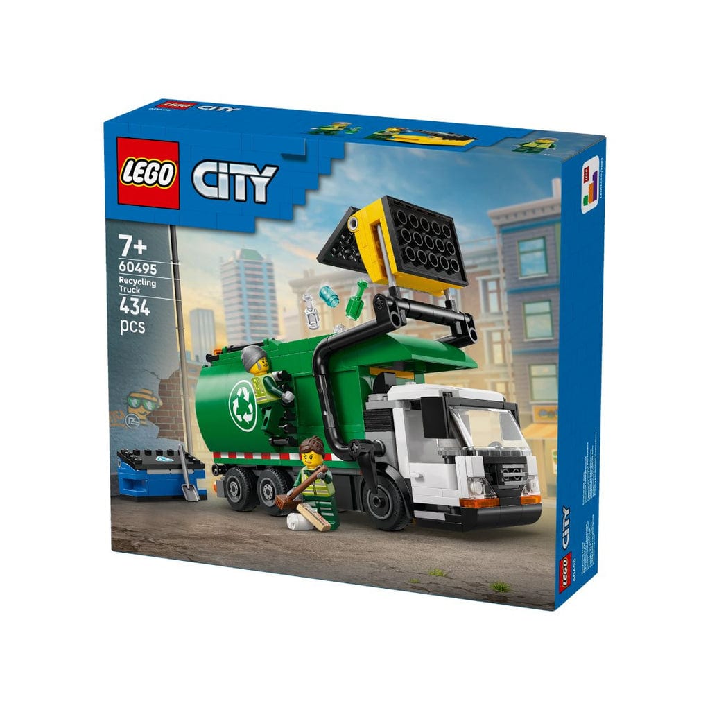 Đồ Chơi Lắp Ráp Xe Rác Tái Chế LEGO CITY 60495 (434 chi tiết) 