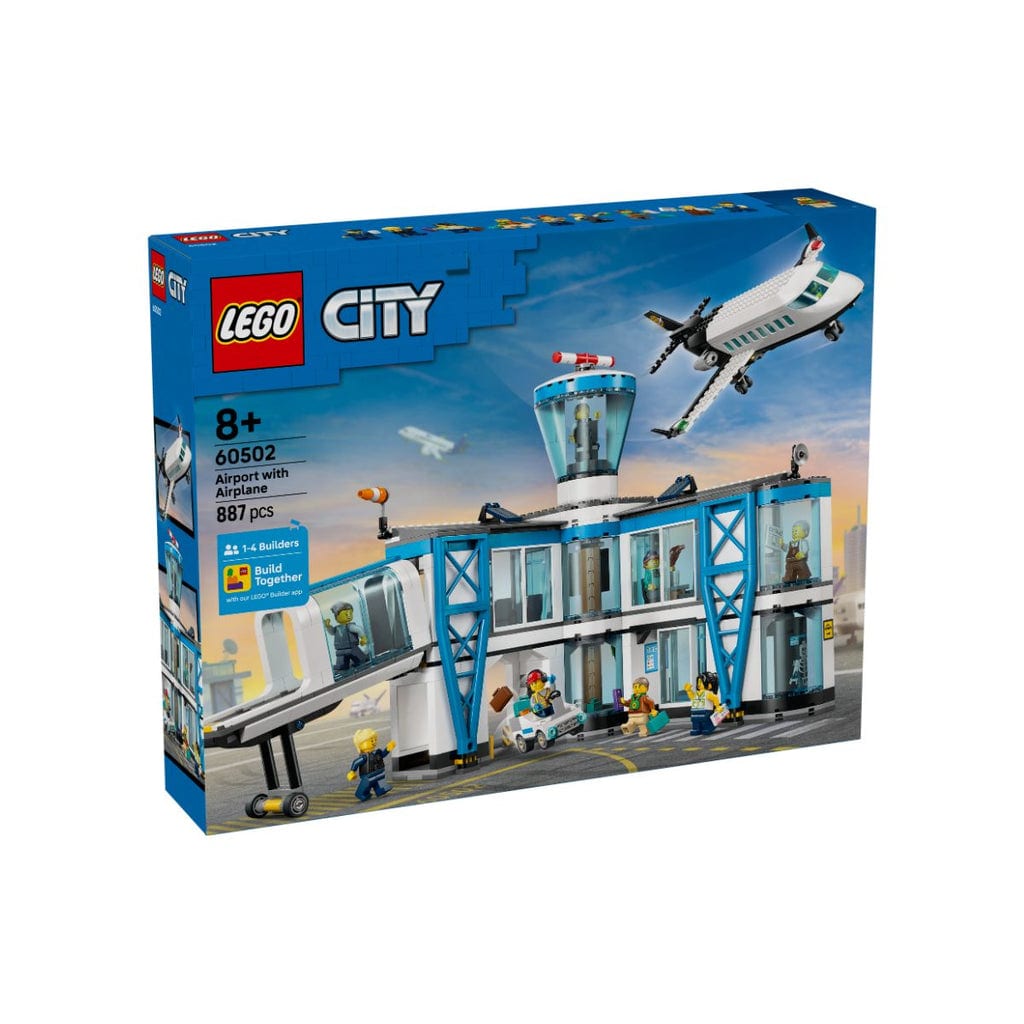樂高與益智玩具:  機場與飛機 LEGO CITY 60502 (887 件) 