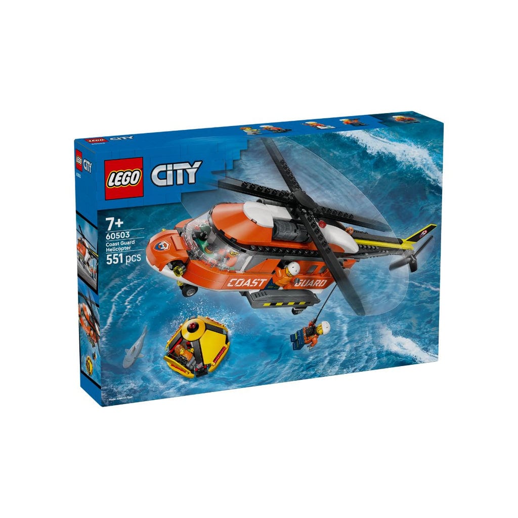 樂高與益智玩具:  海岸警衛直升機 LEGO CITY 60503 (551 件) 
