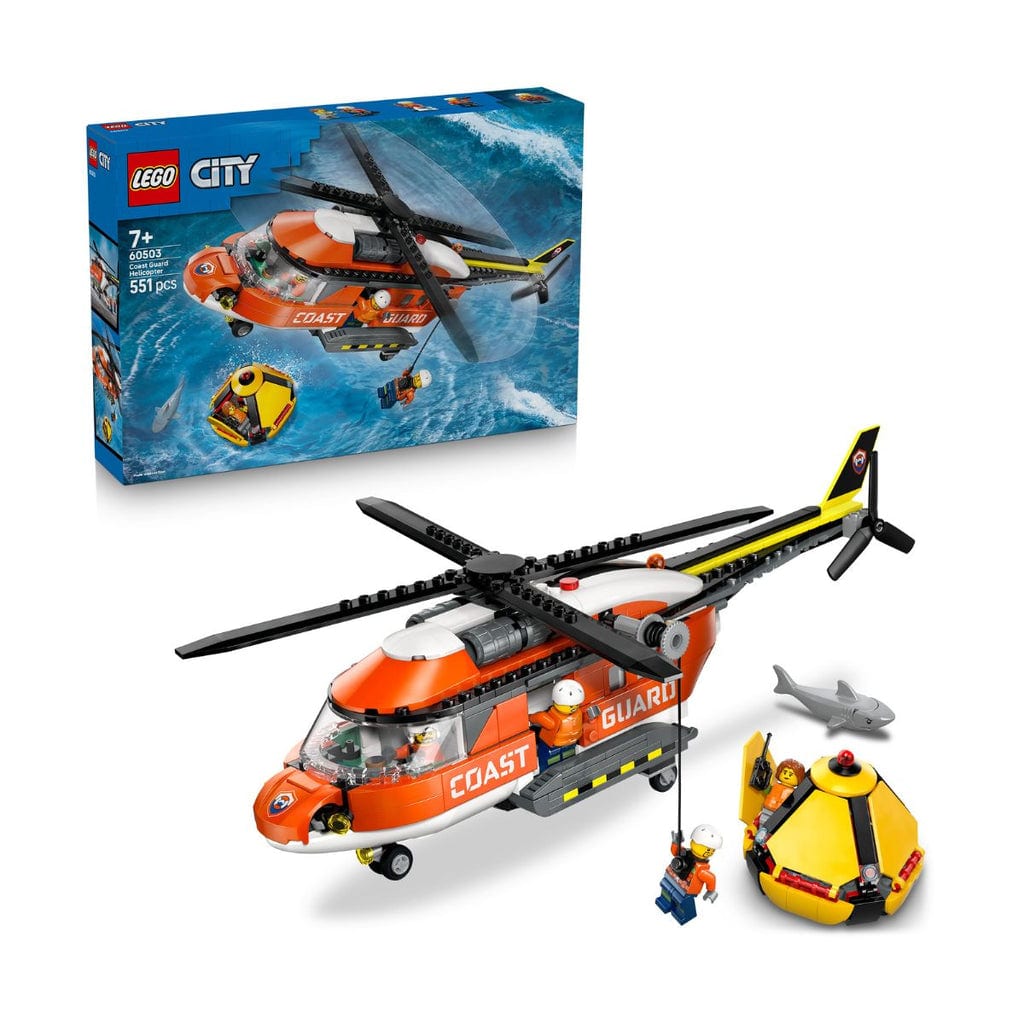 樂高與益智玩具:  海岸警衛直升機 LEGO CITY 60503 (551 件) 