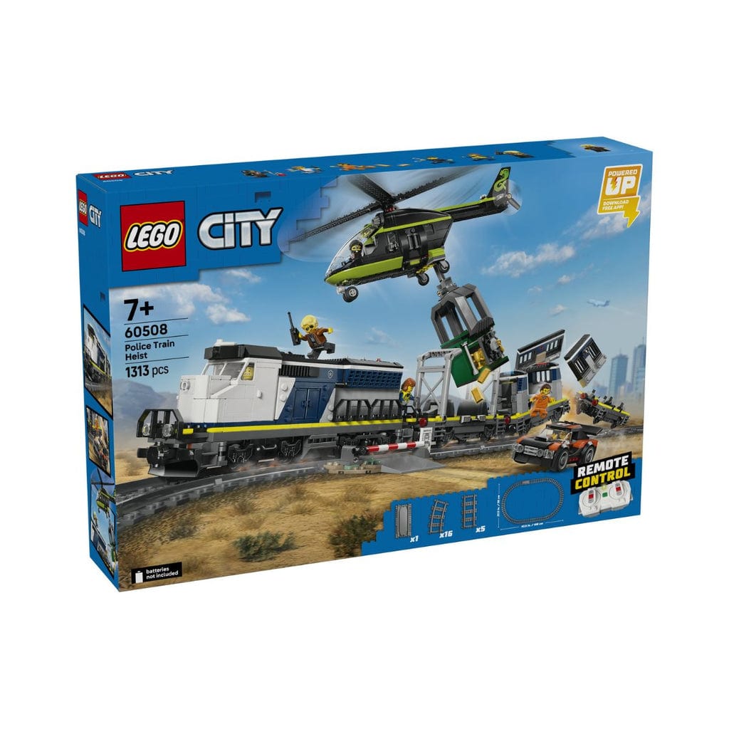  警察火車搶劫拼裝玩具 LEGO CITY 60508 (1313個細節) 