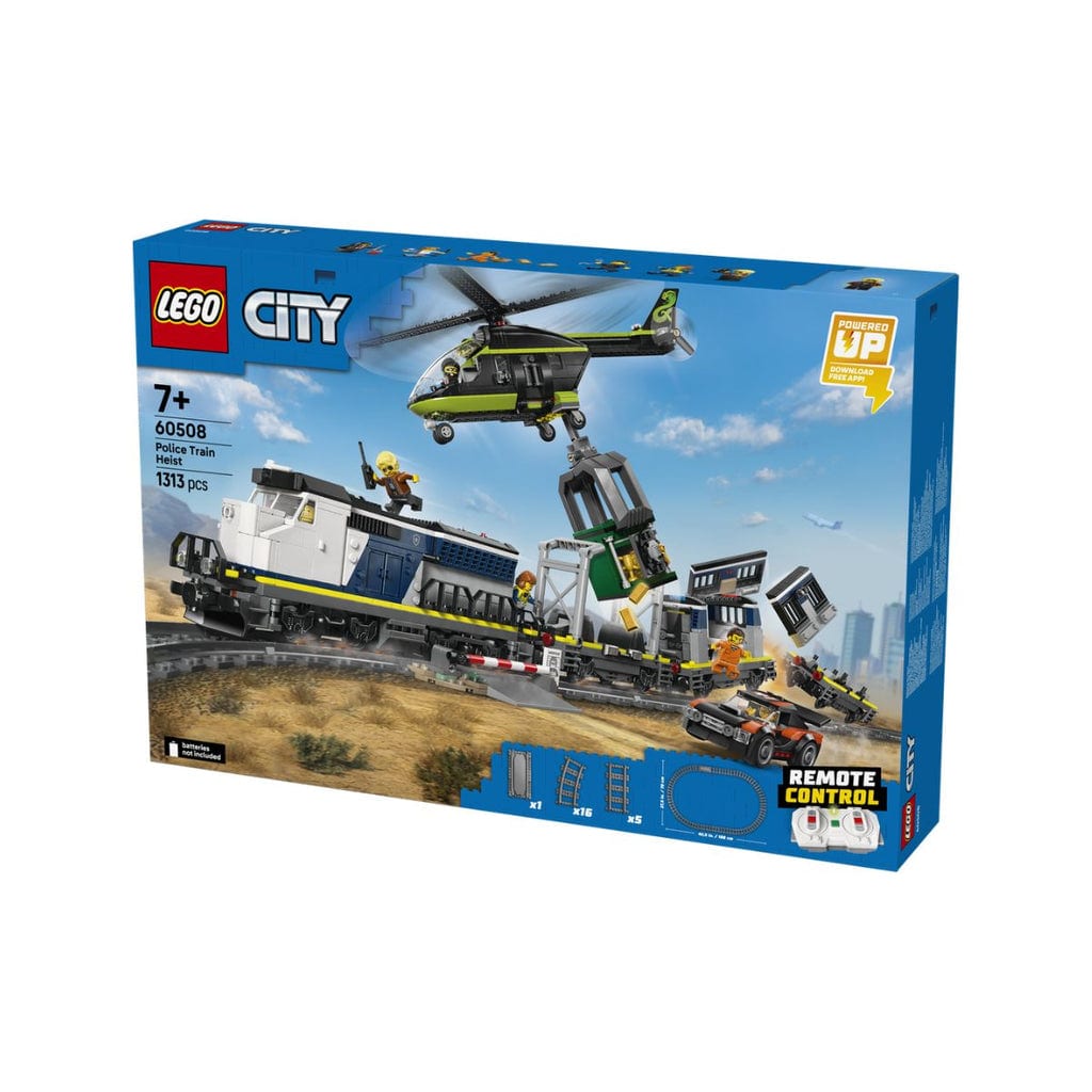  警察火車搶劫拼裝玩具 LEGO CITY 60508 (1313個細節) 