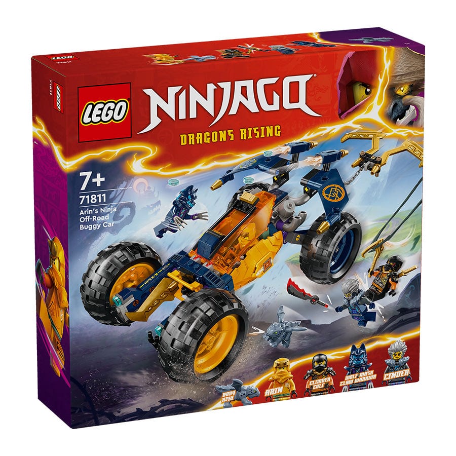 樂高與益智玩具:  阿林的越野車拼裝玩具 LEGO NINJAGO 71811 