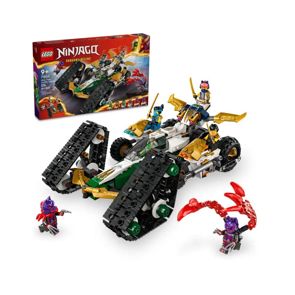 樂高與益智玩具:  4合1 超級跑車拼裝玩具 LEGO NINJAGO 71820 (576 件) 