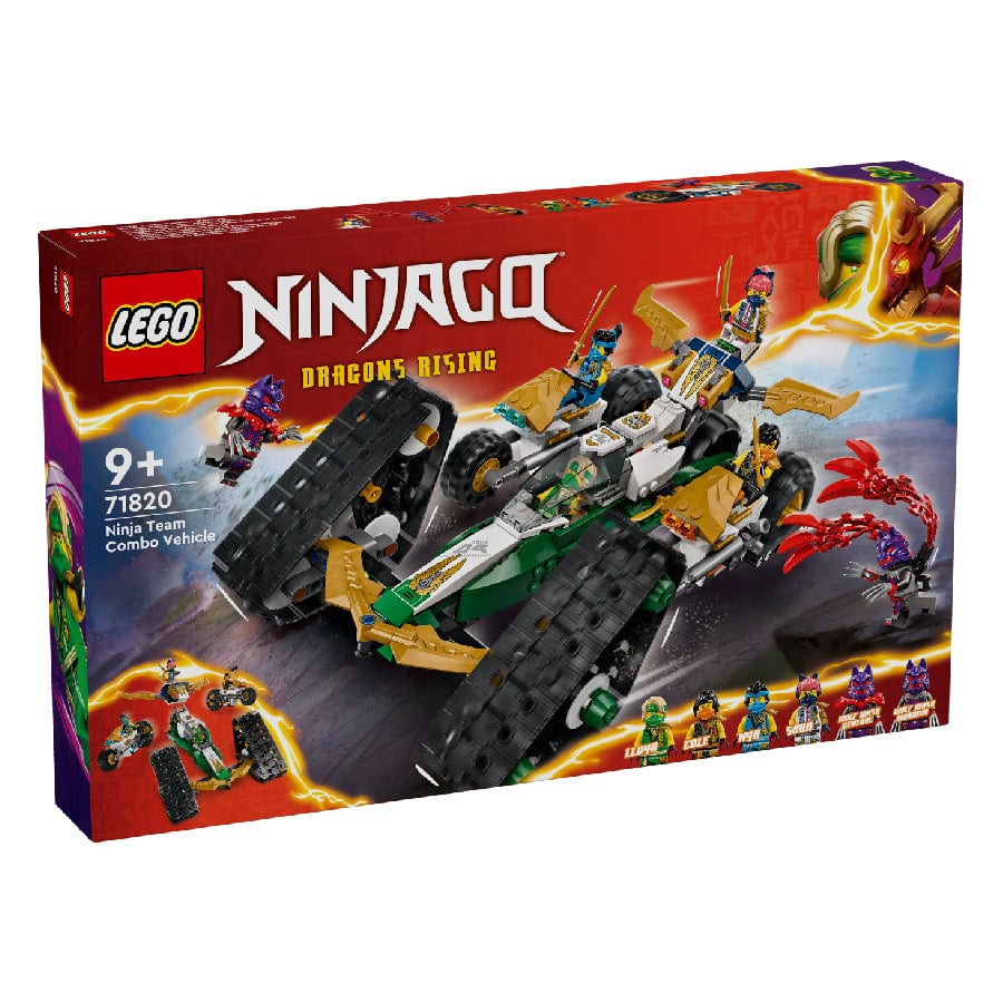 樂高與益智玩具:  4合1 超級跑車拼裝玩具 LEGO NINJAGO 71820 (576 件) 