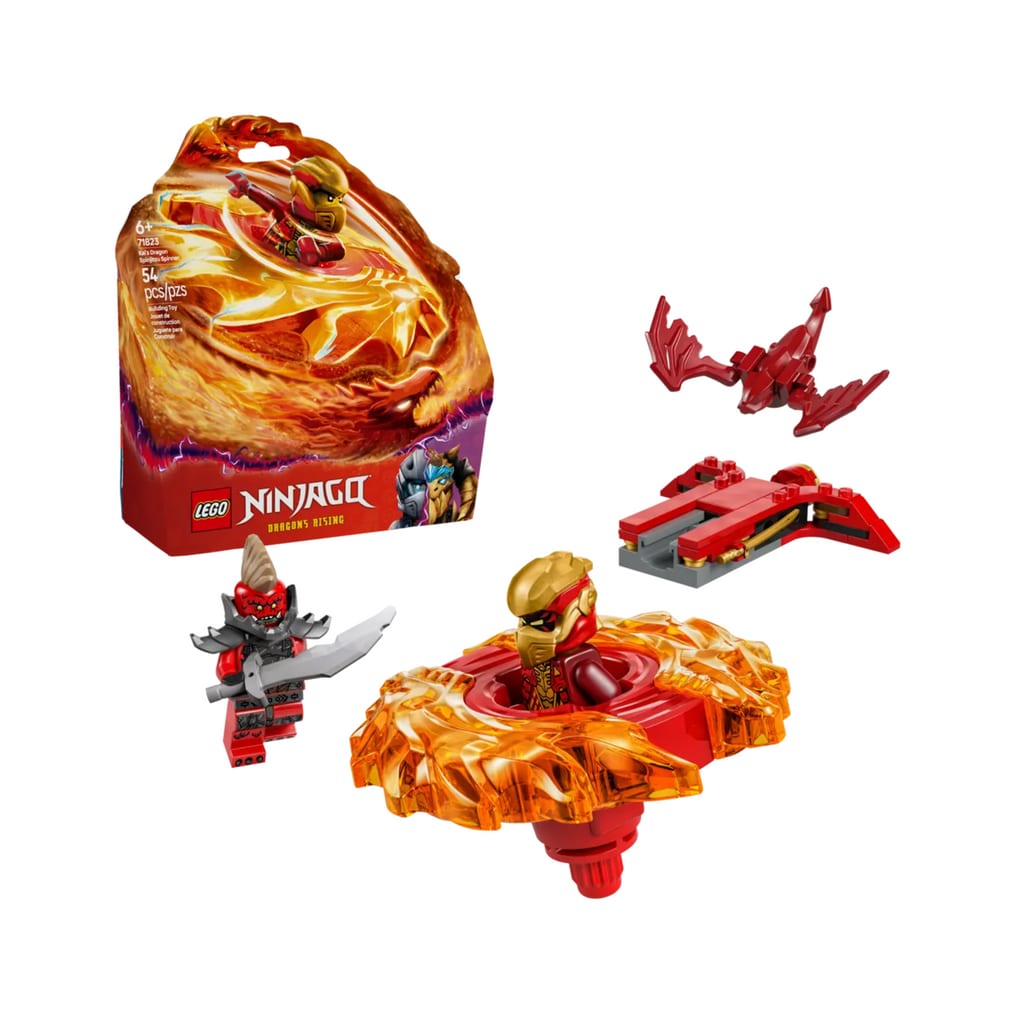 樂高與益智玩具:  Kai 的陀螺拼裝玩具 LEGO NINJAGO 71823 (54 件) 