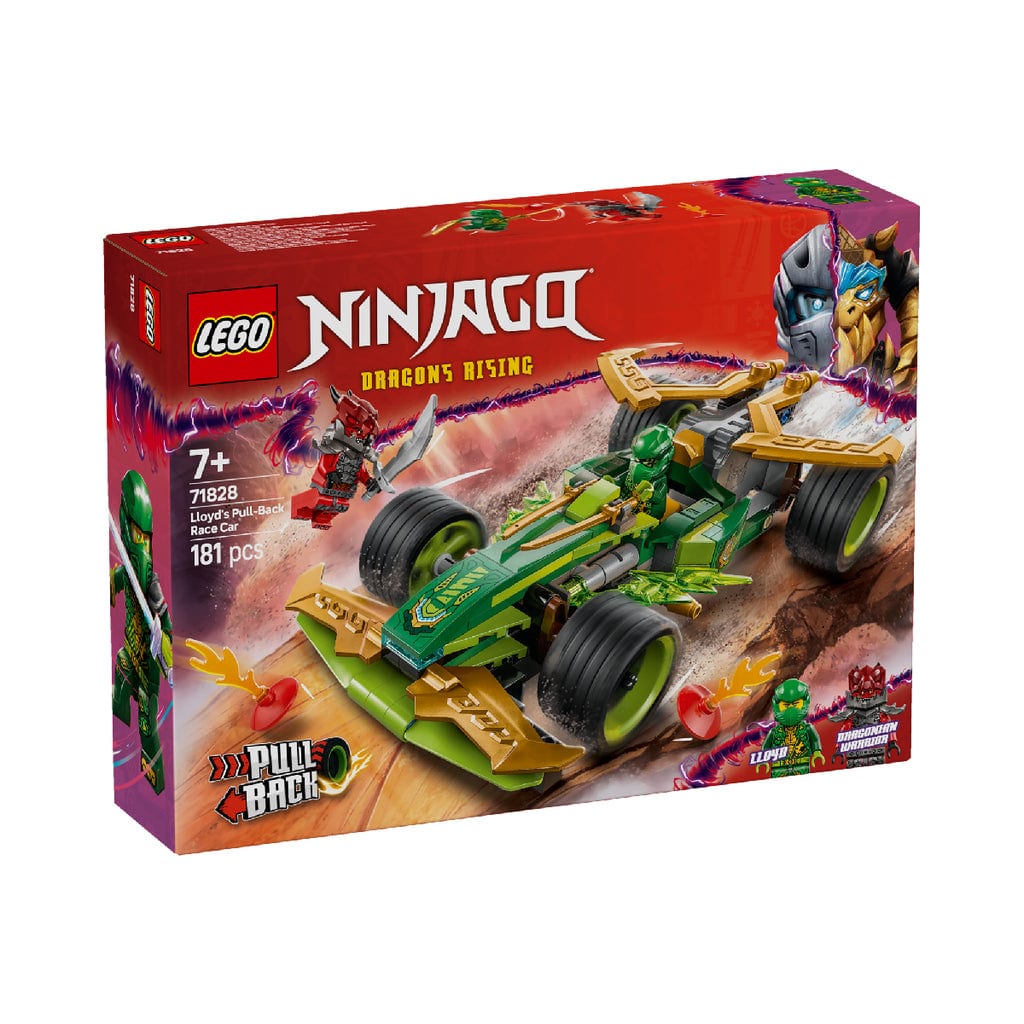 樂高與益智玩具:  樂高NINJAGO Lloyd的賽車71828（181個零件） 