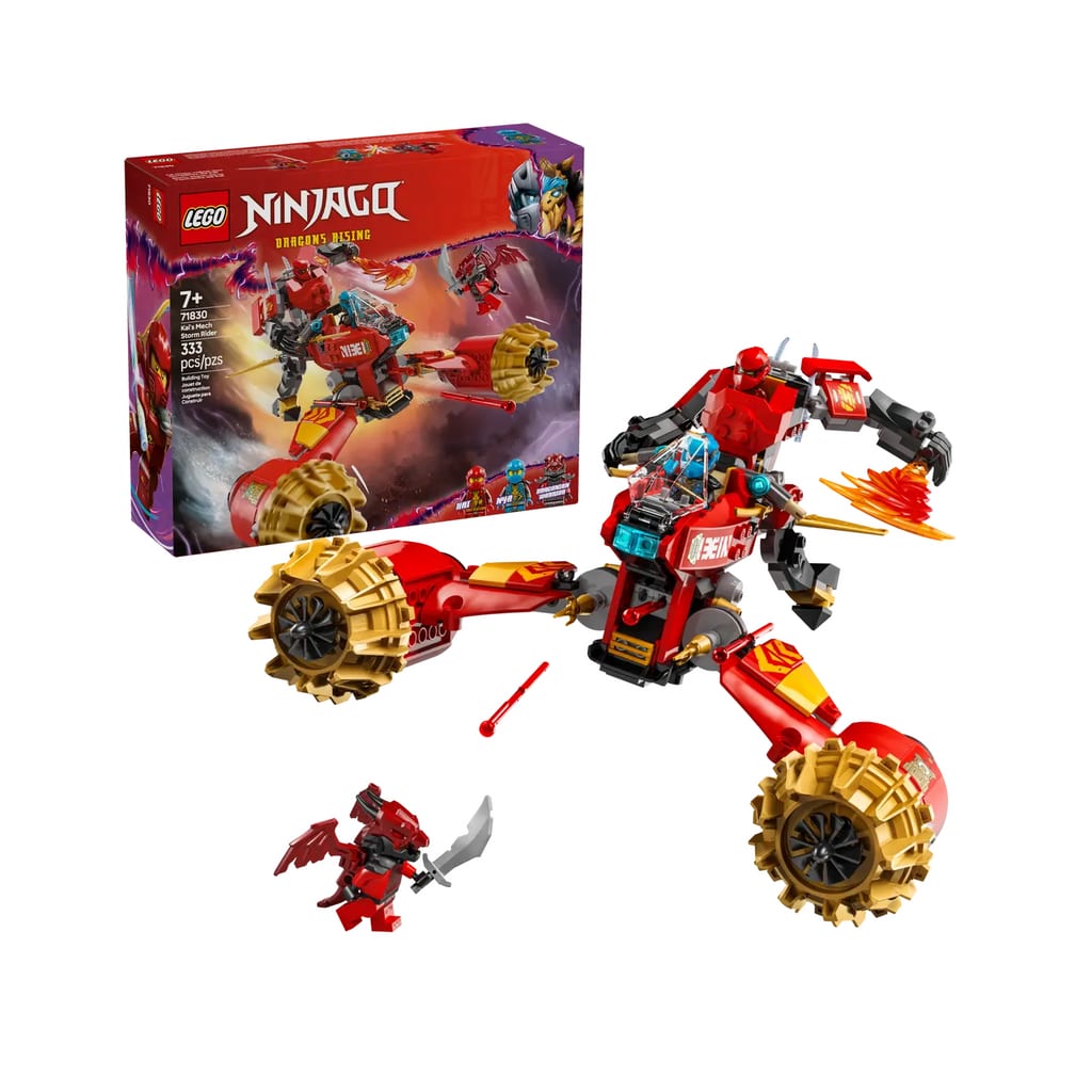 樂高與益智玩具:  Kai 的盔甲和戰鬥車拼裝玩具 LEGO NINJAGO 71830 