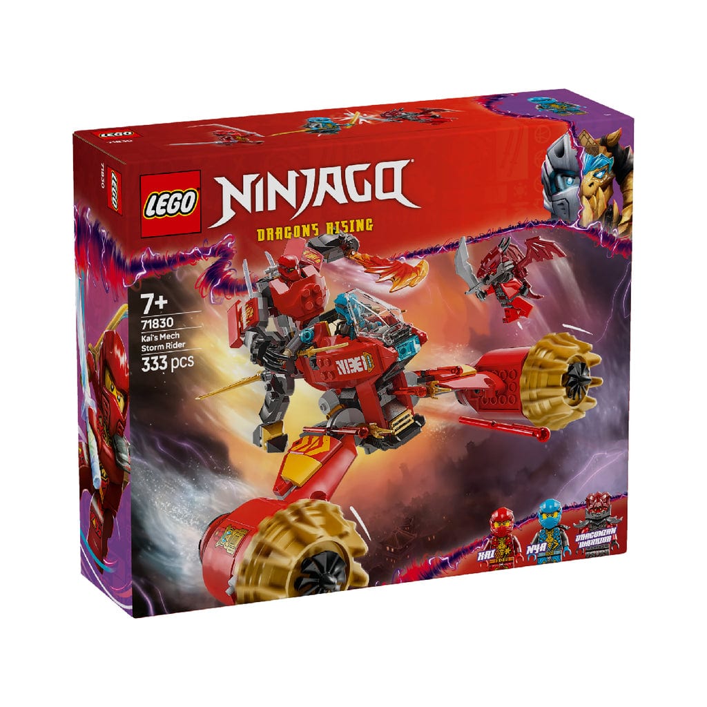 樂高與益智玩具:  Kai 的盔甲和戰鬥車拼裝玩具 LEGO NINJAGO 71830 