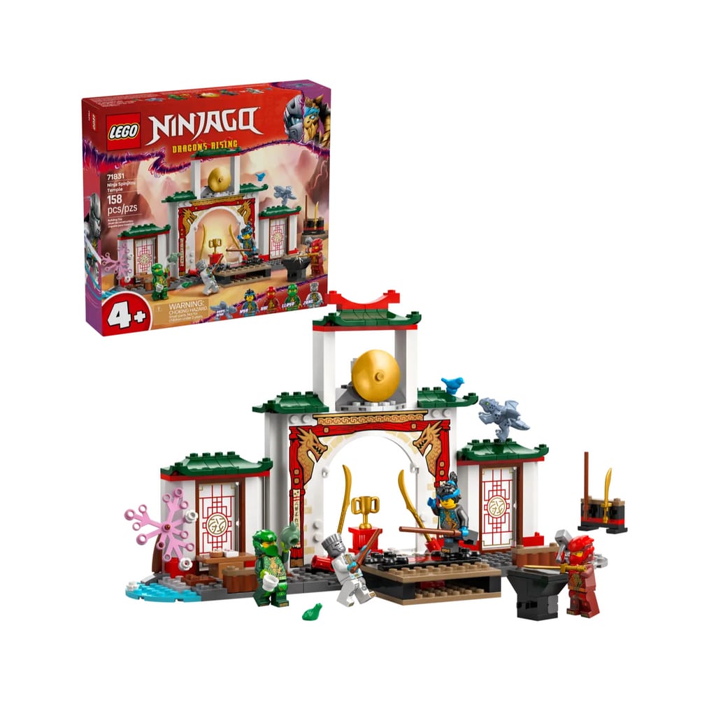 樂高與益智玩具:  忍者神龜 Spinjitzu 寺廟拼裝玩具 LEGO NINJAGO 71831 (158 件) 