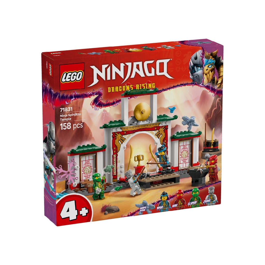 樂高與益智玩具:  忍者神龜 Spinjitzu 寺廟拼裝玩具 LEGO NINJAGO 71831 (158 件) 