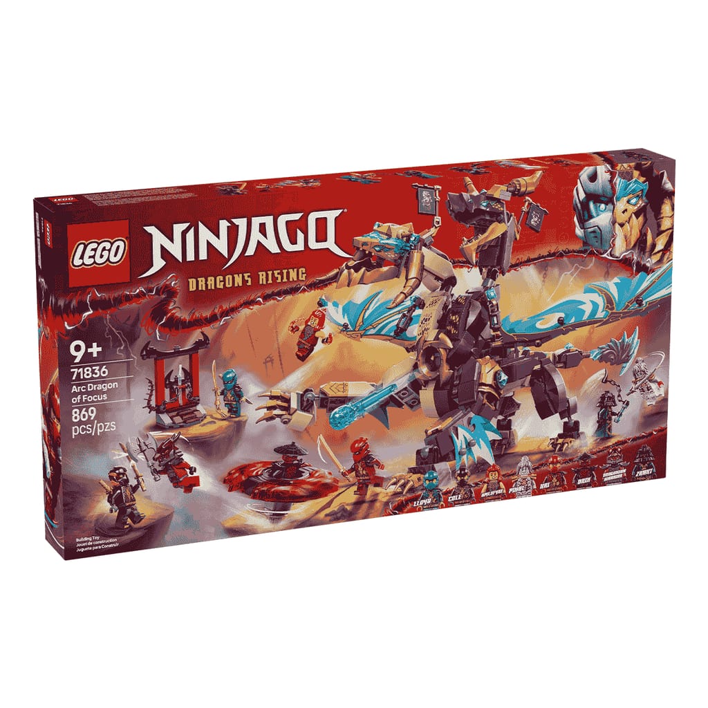 樂高與益智玩具:  Arc 龍拼裝玩具 LEGO NINJAGO 71836 (869 件) 