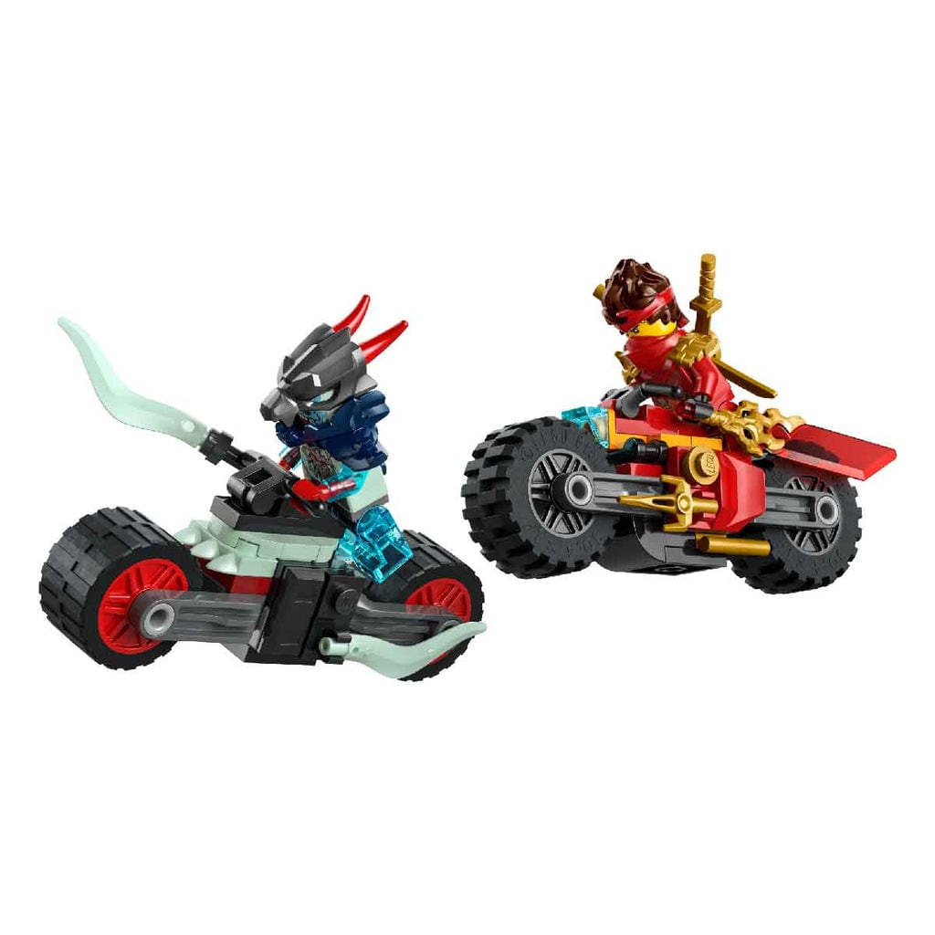  Đồ Chơi Lắp Ráp Bộ Đôi Xe Đua Tốc Độ Của Kai LEGO NINJAGO 71838 (79 chi tiết) 