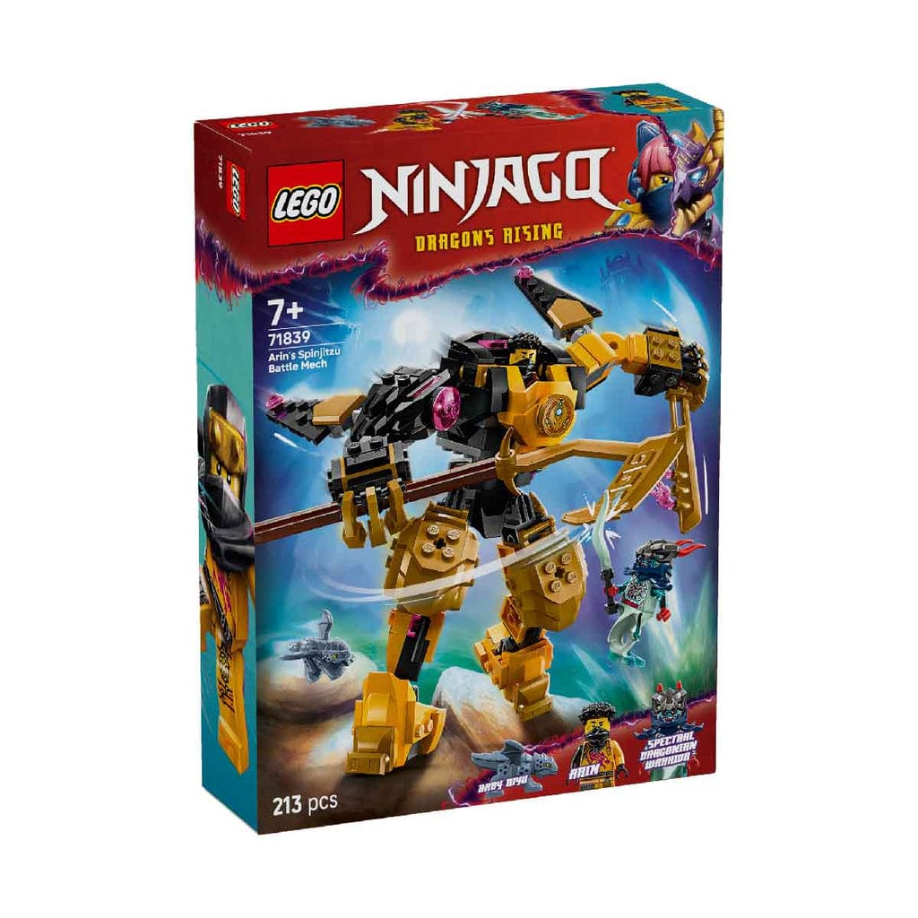 樂高與益智玩具:  樂高NINJAGO Arin的Spinjitzu戰甲71839 