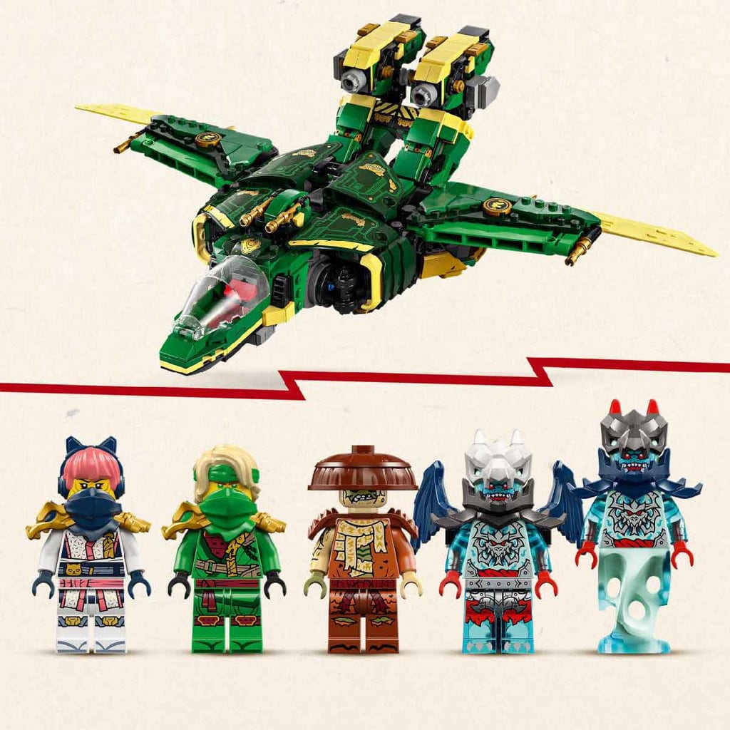  Đồ Chơi Lắp Ráp Lloyd Và Chiến Giáp Jet LEGO NINJAGO 71845 (1112 chi tiết) 