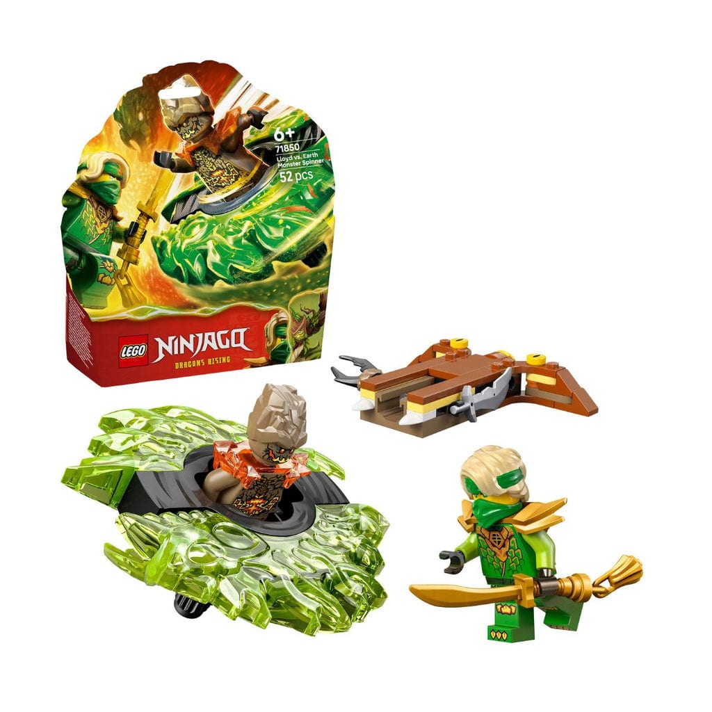 樂高與益智玩具:  勞埃德對抗土怪 LEGO NINJAGO 71850 (52 件) 