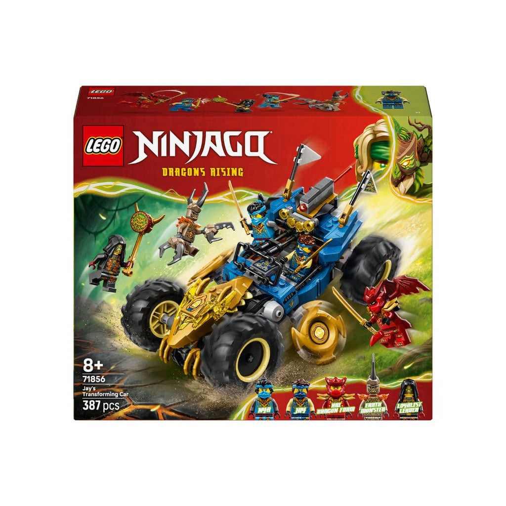 樂高與益智玩具:  傑的變形車拼裝玩具 LEGO NINJAGO 71856 
