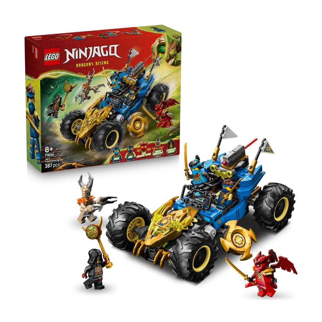 樂高與益智玩具:  傑的變形車拼裝玩具 LEGO NINJAGO 71856 