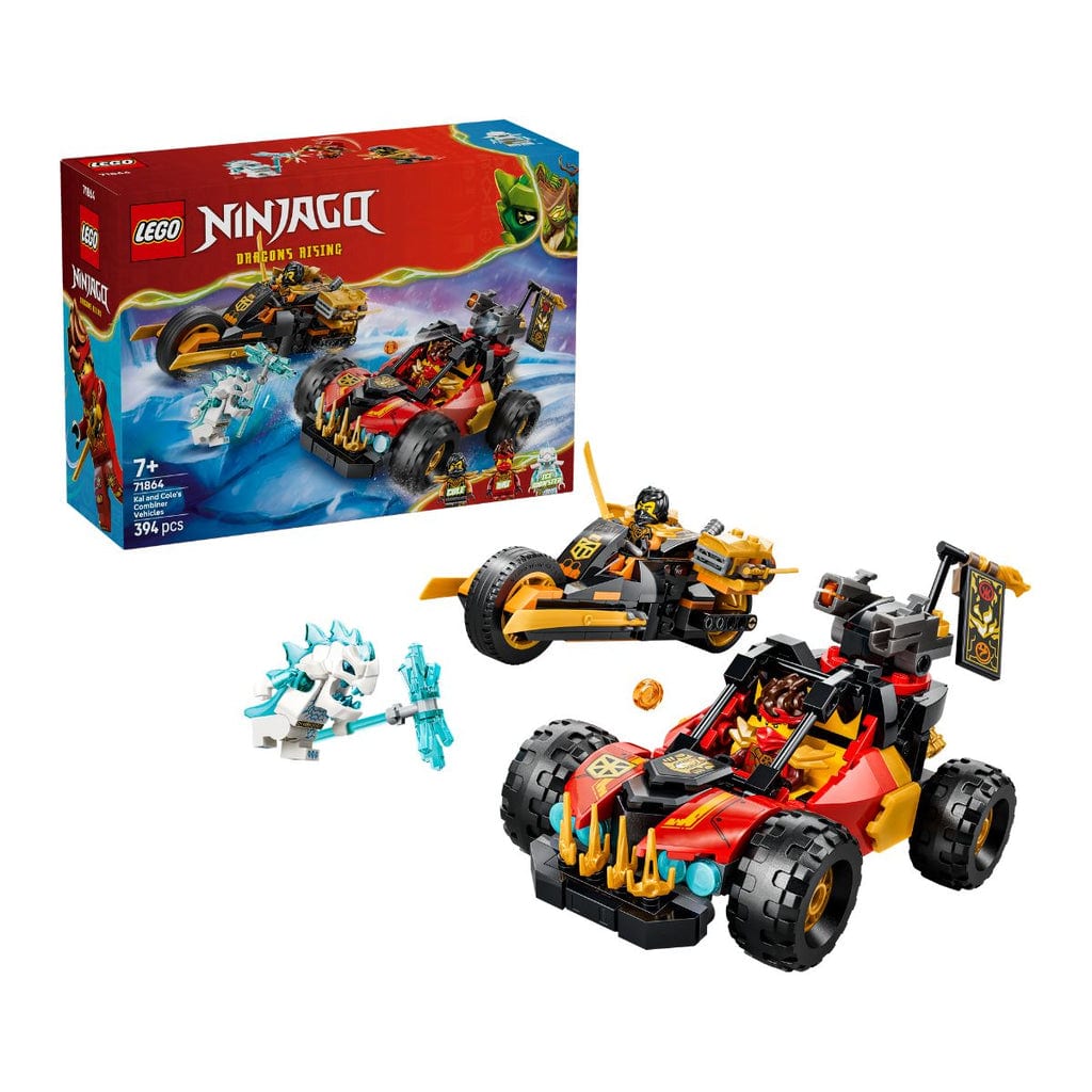 樂高與益智玩具:  凱和科爾的超級戰車拼裝玩具 LEGO NINJAGO 71864 (394個零件) 