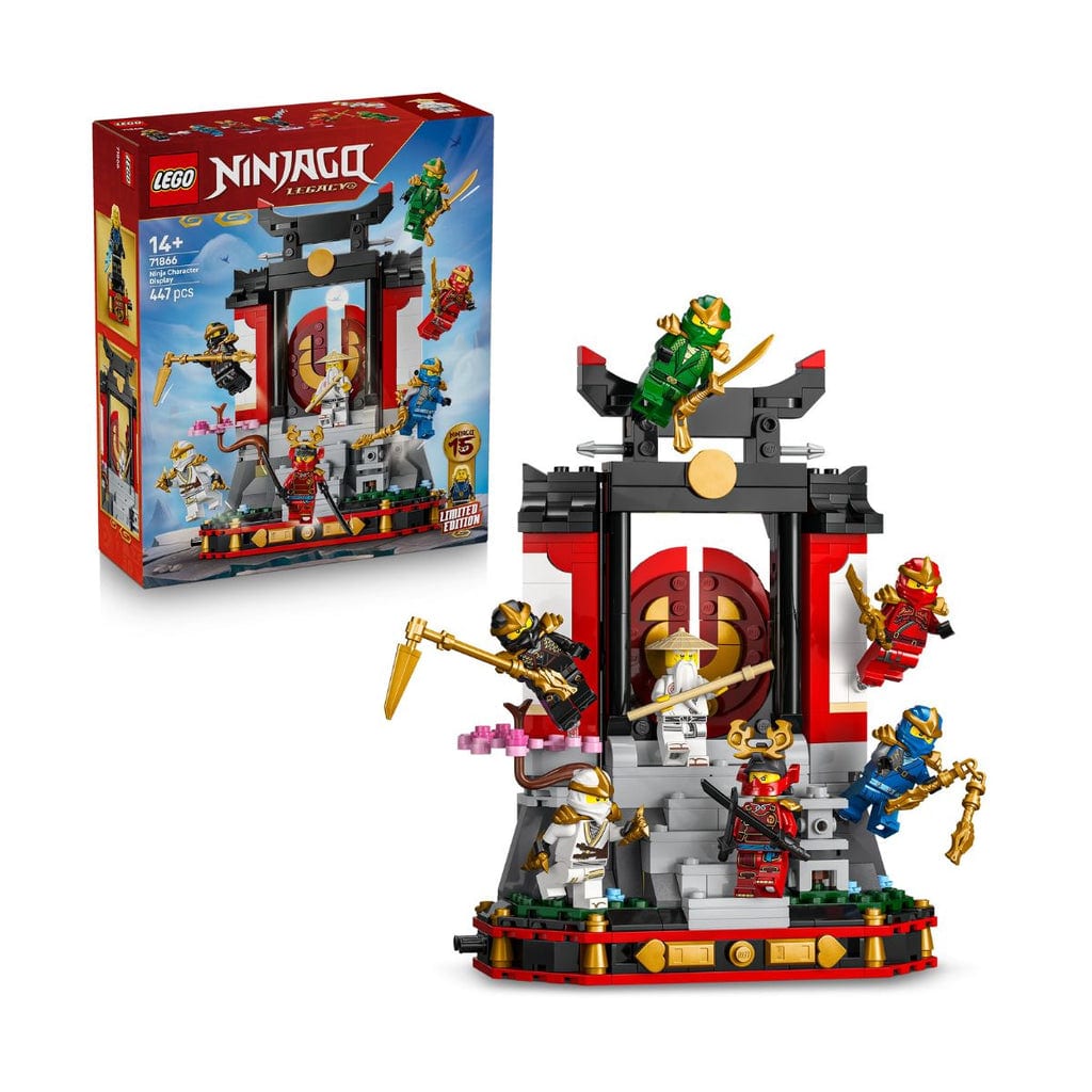 樂高與益智玩具:  忍者寺廟與角色套裝：慶祝15週年 LEGO NINJAGO 71866 (447 件) 