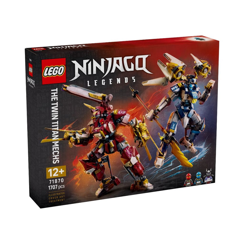  Đồ Chơi Lắp Ráp Bộ Đôi Chiến Giáp Titan LEGO NINJAGO 71870 (1707 chi tiết) 