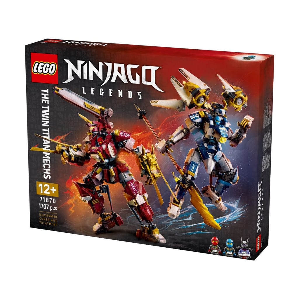  Đồ Chơi Lắp Ráp Bộ Đôi Chiến Giáp Titan LEGO NINJAGO 71870 (1707 chi tiết) 