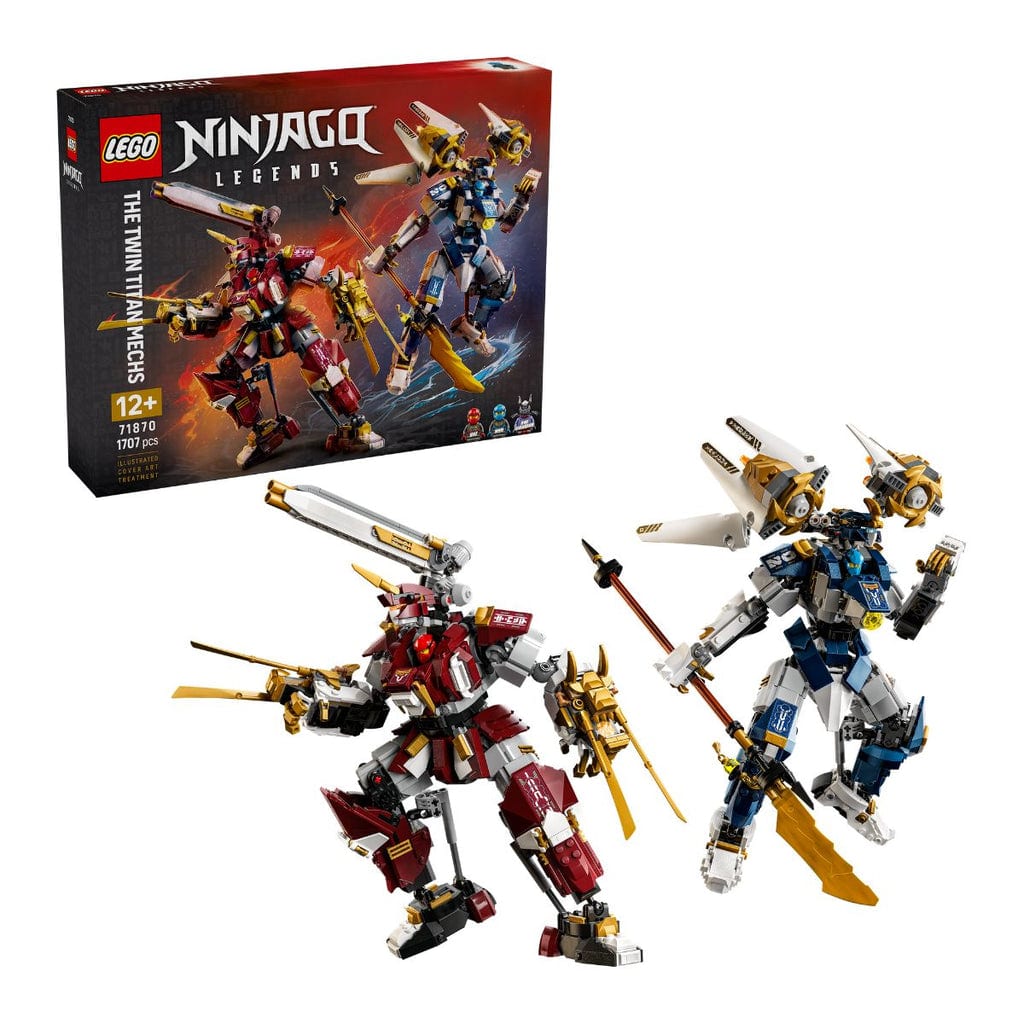 樂高與益智玩具:  泰坦戰甲雙人拼裝玩具 LEGO NINJAGO 71870 (1707個零件) 