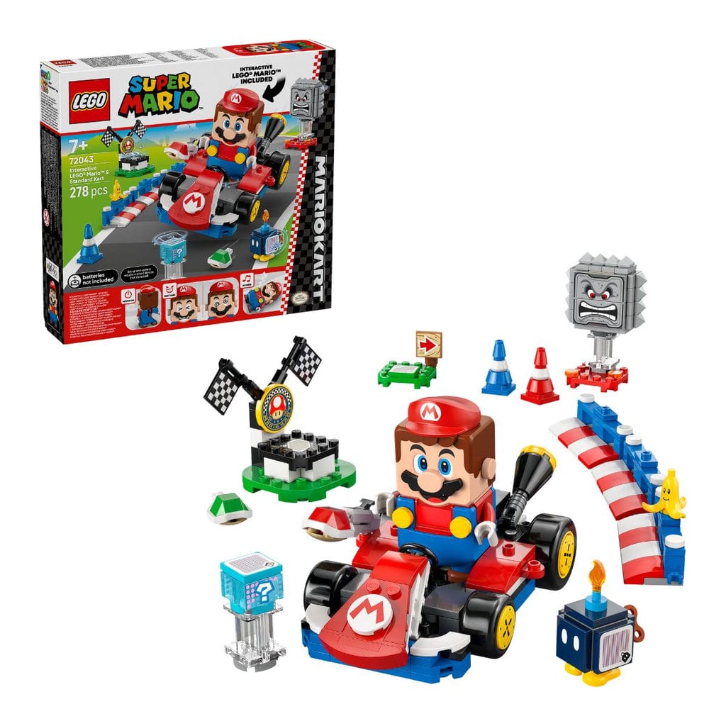 樂高與益智玩具:  互動馬里奧與標準車 LEGO SUPER MARIO 72043 (278個零件) 