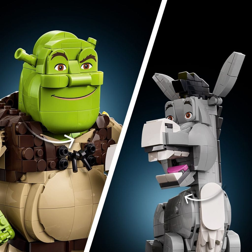  Đồ Chơi Lắp Ráp Chằn Tinh Shrek, Lừa Và Mèo Đi Hia LEGO B 2026 72423 (1403 chi tiết) 