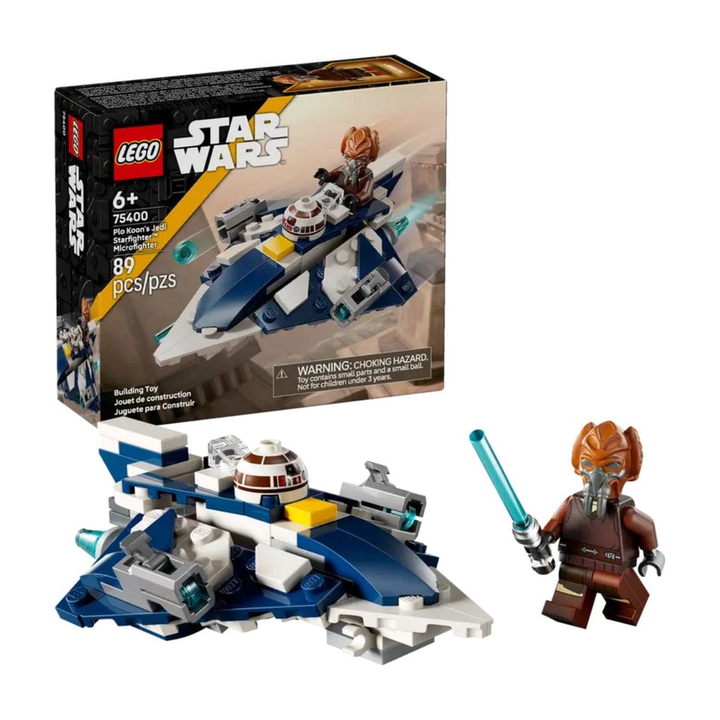 樂高與益智玩具:  樂高星球大戰Plo Koon的絕地戰鬥機75400（89個零件） 