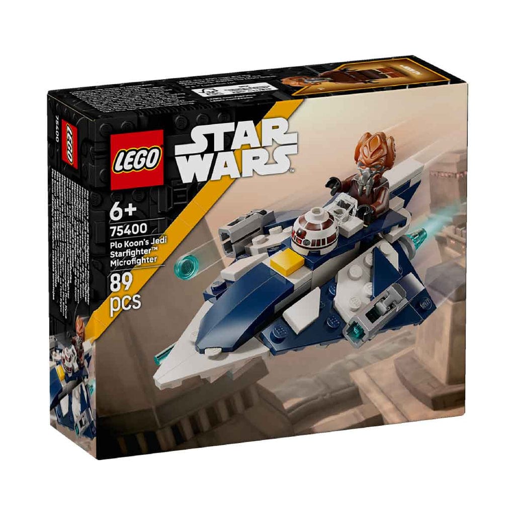 樂高與益智玩具:  樂高星球大戰Plo Koon的絕地戰鬥機75400（89個零件） 