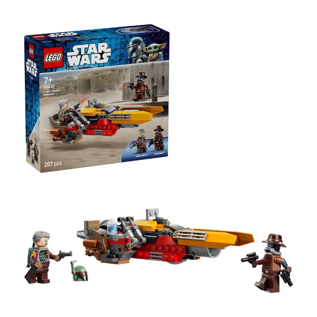 樂高與益智玩具:  Cobb Vanth的飛行戰車拼裝玩具 LEGO STAR WARS 75437 (207個零件) 