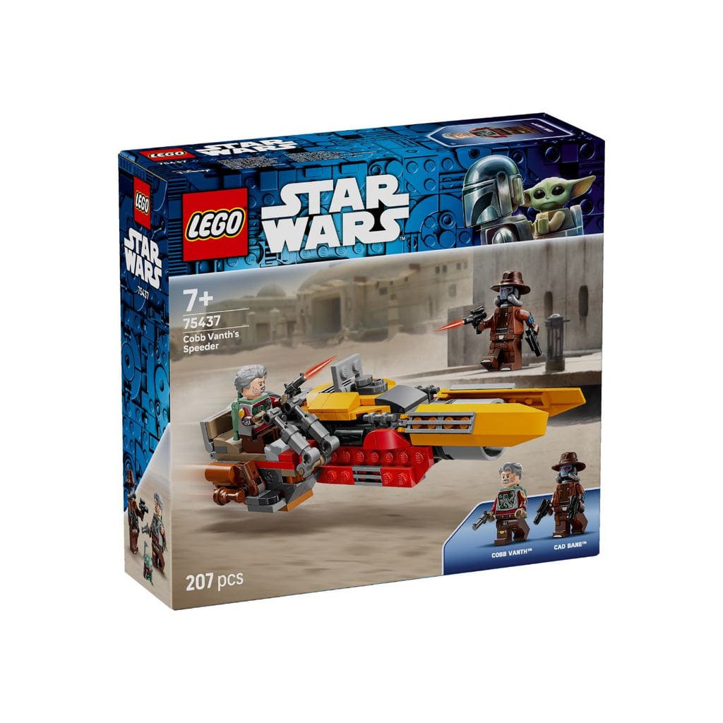 樂高與益智玩具:  Cobb Vanth的飛行戰車拼裝玩具 LEGO STAR WARS 75437 (207個零件) 