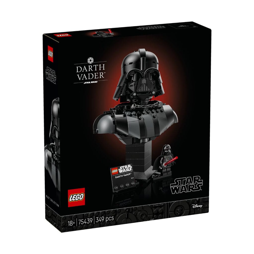 樂高與益智玩具:  達斯·維德半身像拼裝玩具 LEGO STAR WARS 75439 (349個零件) 