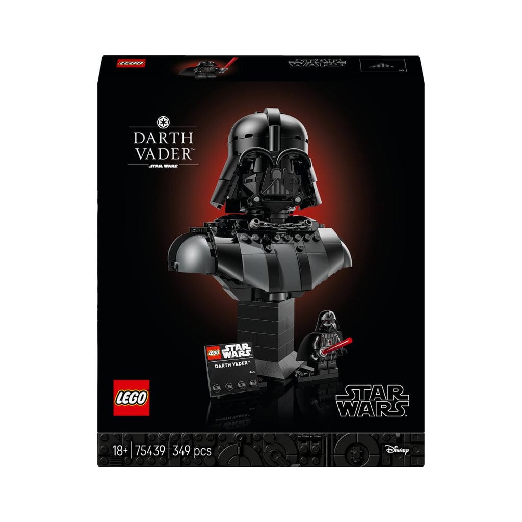 樂高與益智玩具:  達斯·維德半身像拼裝玩具 LEGO STAR WARS 75439 (349個零件) 