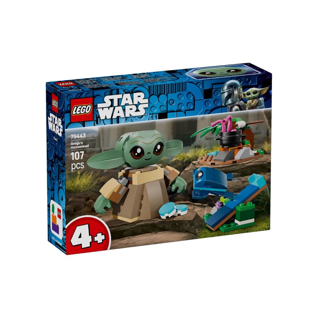 樂高與益智玩具:  格魯古的房子 LEGO STAR WARS 75443 (107 件) 