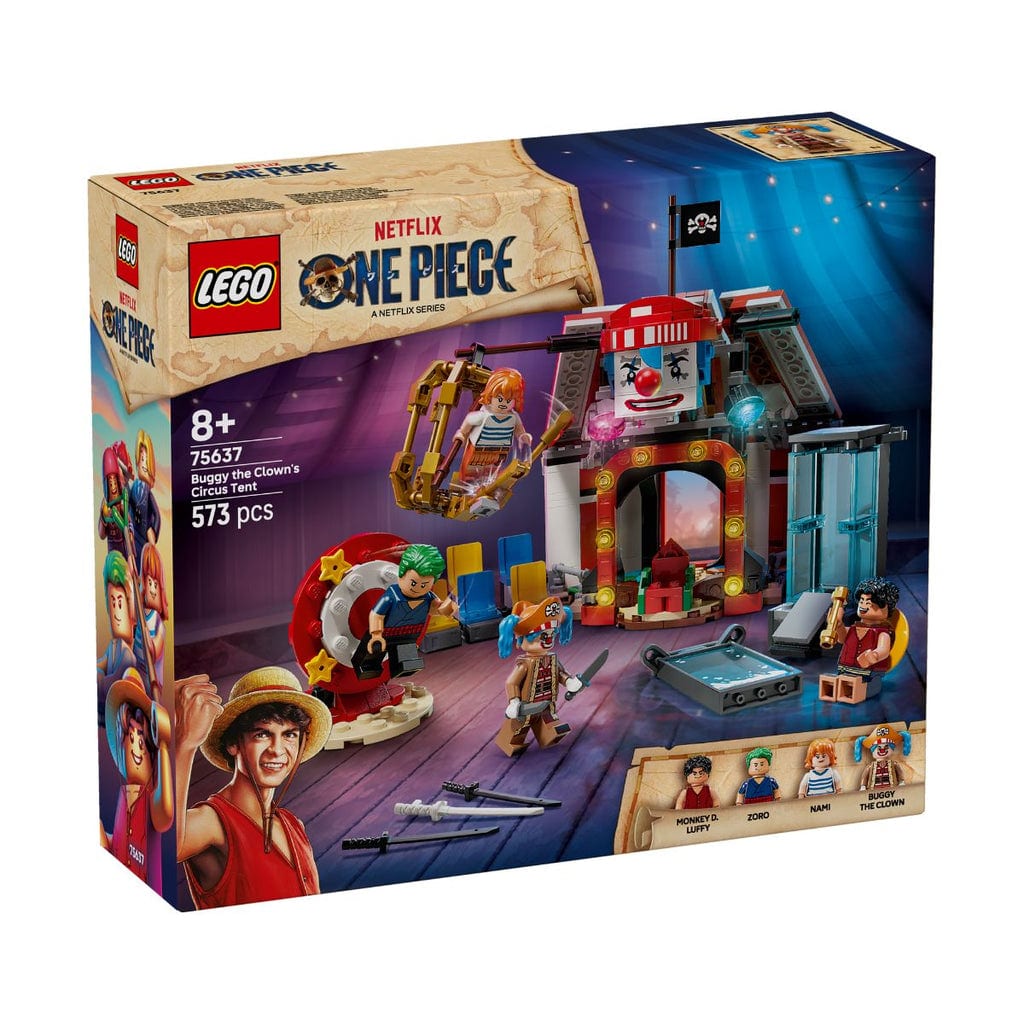 樂高與益智玩具:  小丑的馬戲團 LEGO ONE PIECE 75637 (573個零件) 