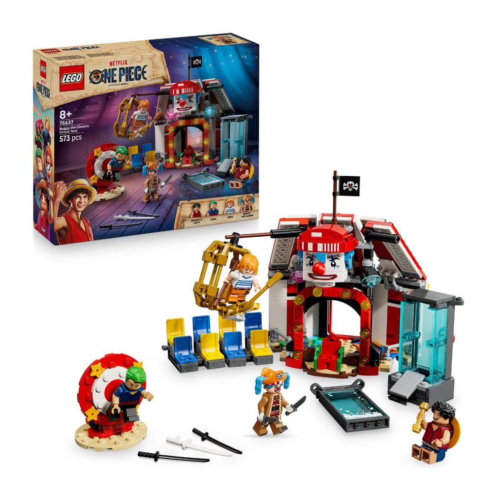樂高與益智玩具:  小丑的馬戲團 LEGO ONE PIECE 75637 (573個零件) 