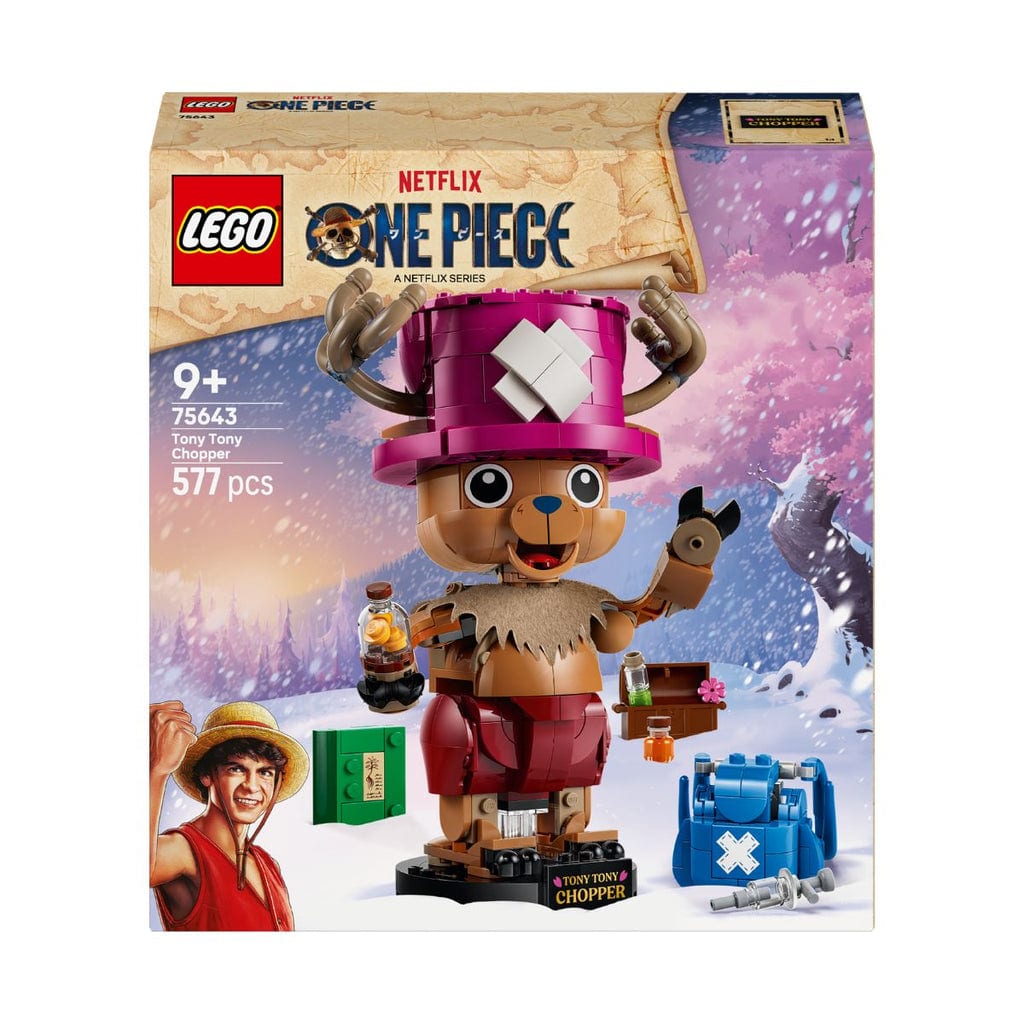 樂高與益智玩具:  Tony Tony Chopper角色模型拼裝玩具 LEGO ONE PIECE 75643-LG (577個零件) 